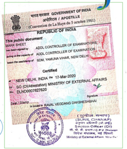 Apostille Birth certificate in Gangtok