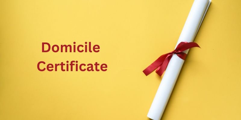 Domicile Certificate
