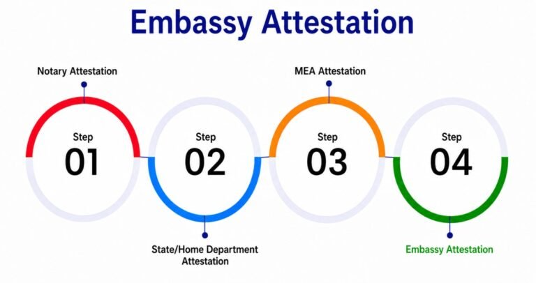 Embassy Attestation Process in India
