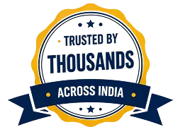 Trusted by thousands across India badge